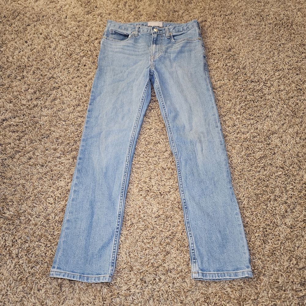 Everlane‎ Jeans Womens 25 Regular Blue Light Wash Straight Leg Stretch RN 139393